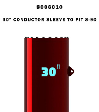 S-90 Conductor Sleeves manual 30 inch